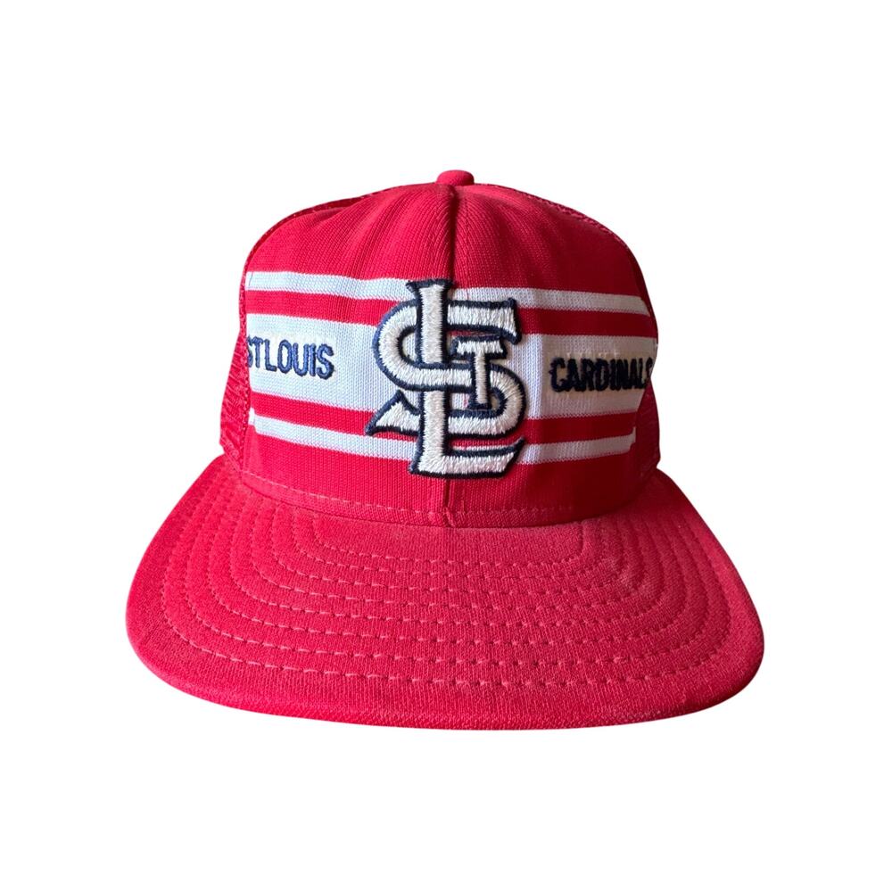 Vintage 80s St Louis Cardinals Mesh Snapback Trucker Hat